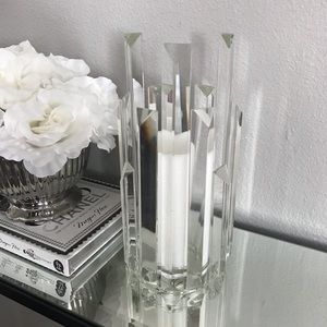 CRYSTAL CANDLE HOLDER - TALL